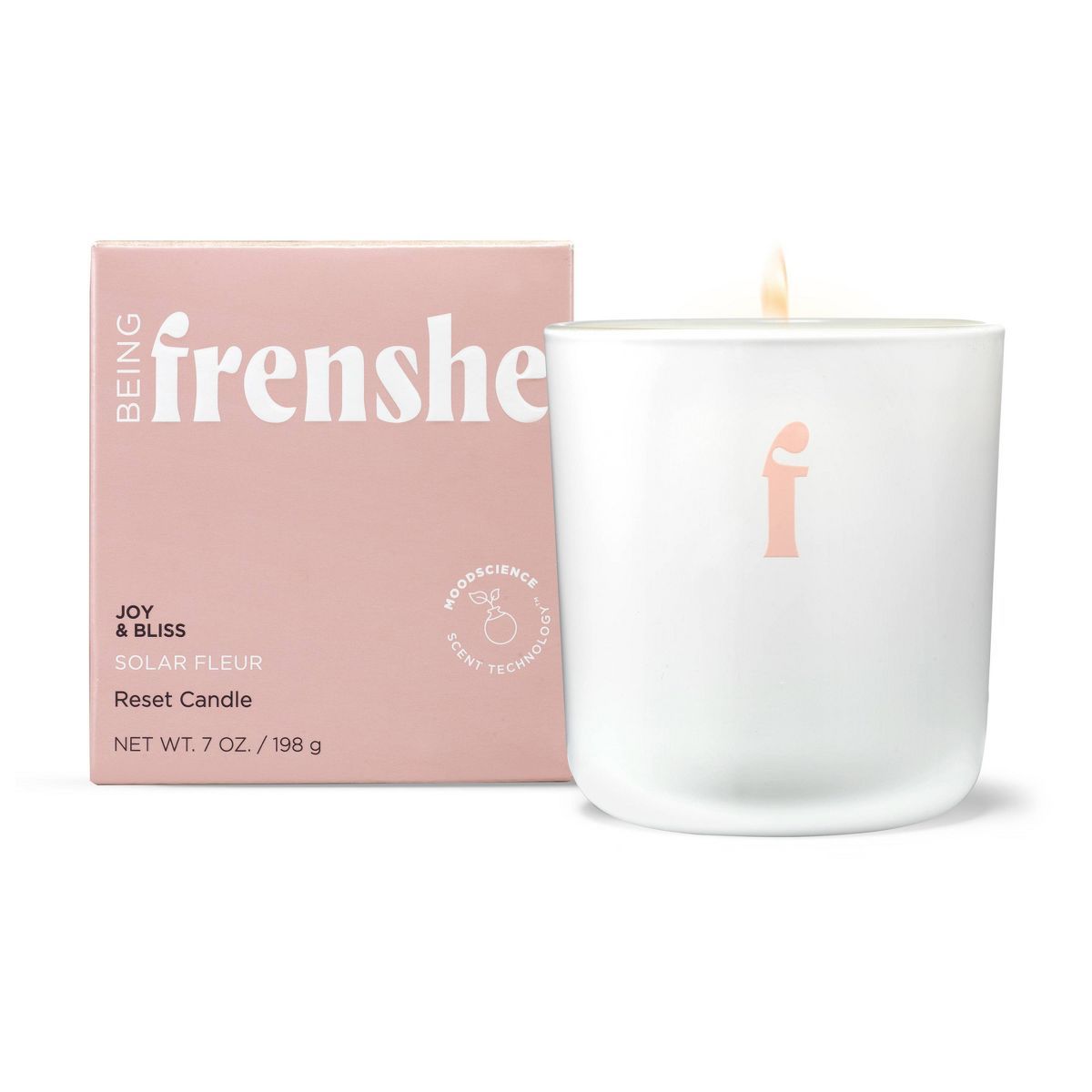 Being Frenshe Coconut & Soy Wax Reset Candle with Essential Oils - Solar Fleur - 7oz | Target