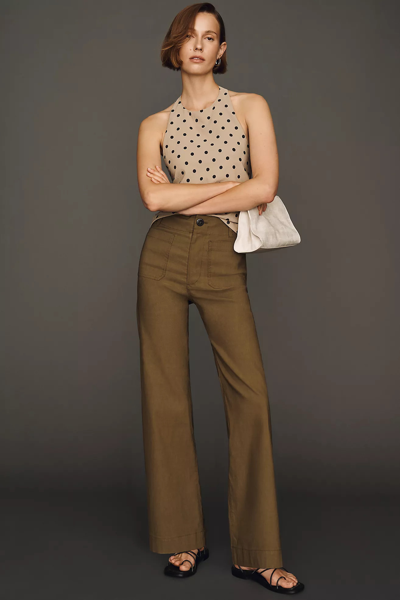 Maeve Colette High-Rise Wide-Leg Full-Length Pants in Magic Fabric | Anthropologie (US)