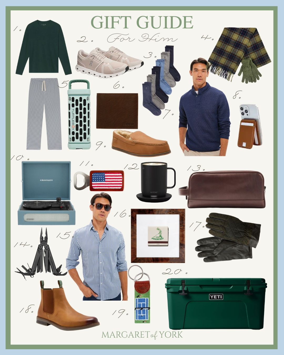 Holiday Gift Guide 
For Him 

 #LTKGiftGuide