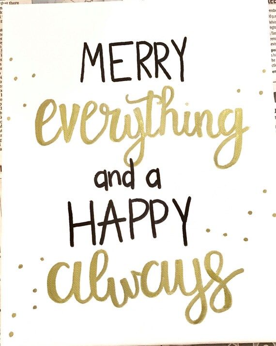 Merry everything and a Happy always | Etsy (US)