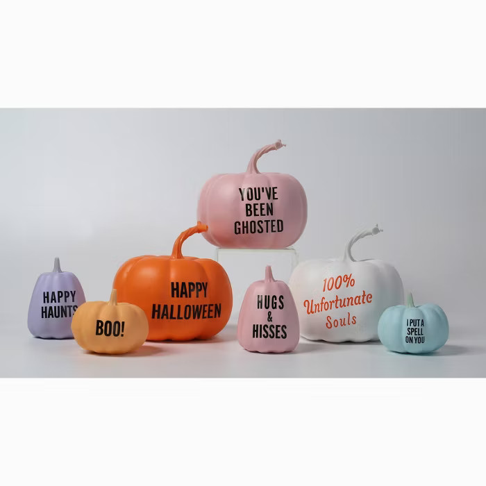 7ct Pumpkin Happy Halloween - Bullseye's Playground™ | Target