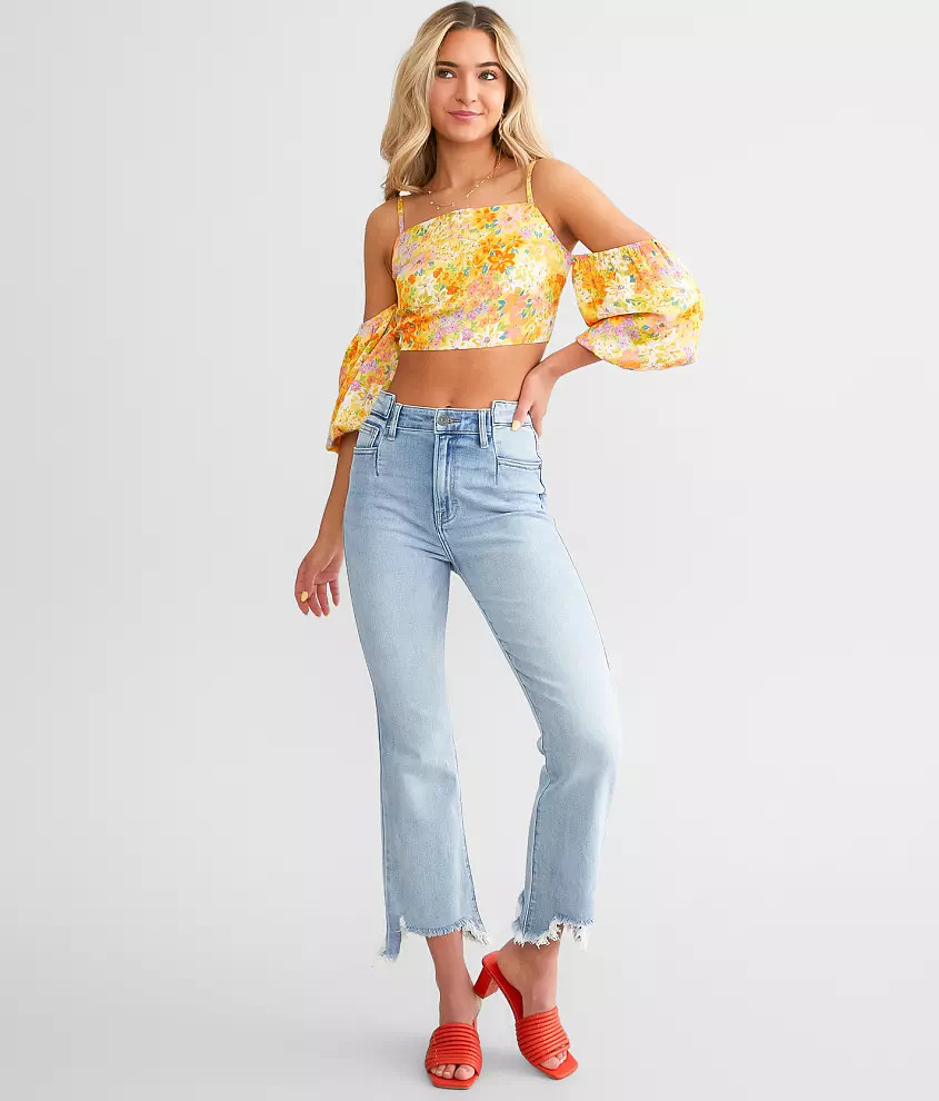 Happi Cropped Flare Stretch Jean | Buckle