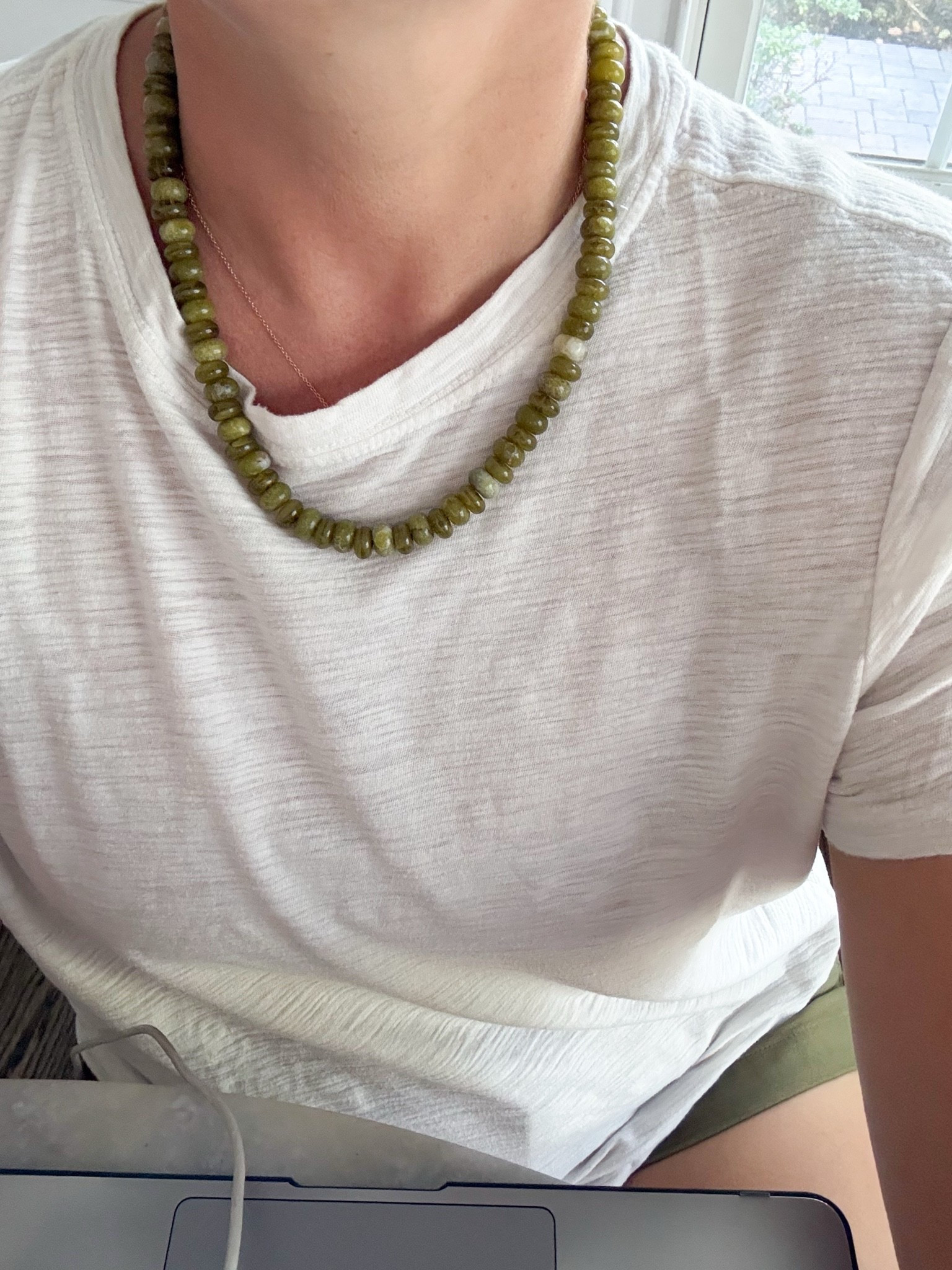Love this new necklace fromBaublebar!! It comes in a rainbow of colors but the olive green is so perfect for day. Easy to layer and dresses up even a plain tshirt!!!! 

Linking it along with a few other necklaces that I own and love in case you need a little inspo…

#LTKSaleAlert #LTKootd #LTKdayinmylife