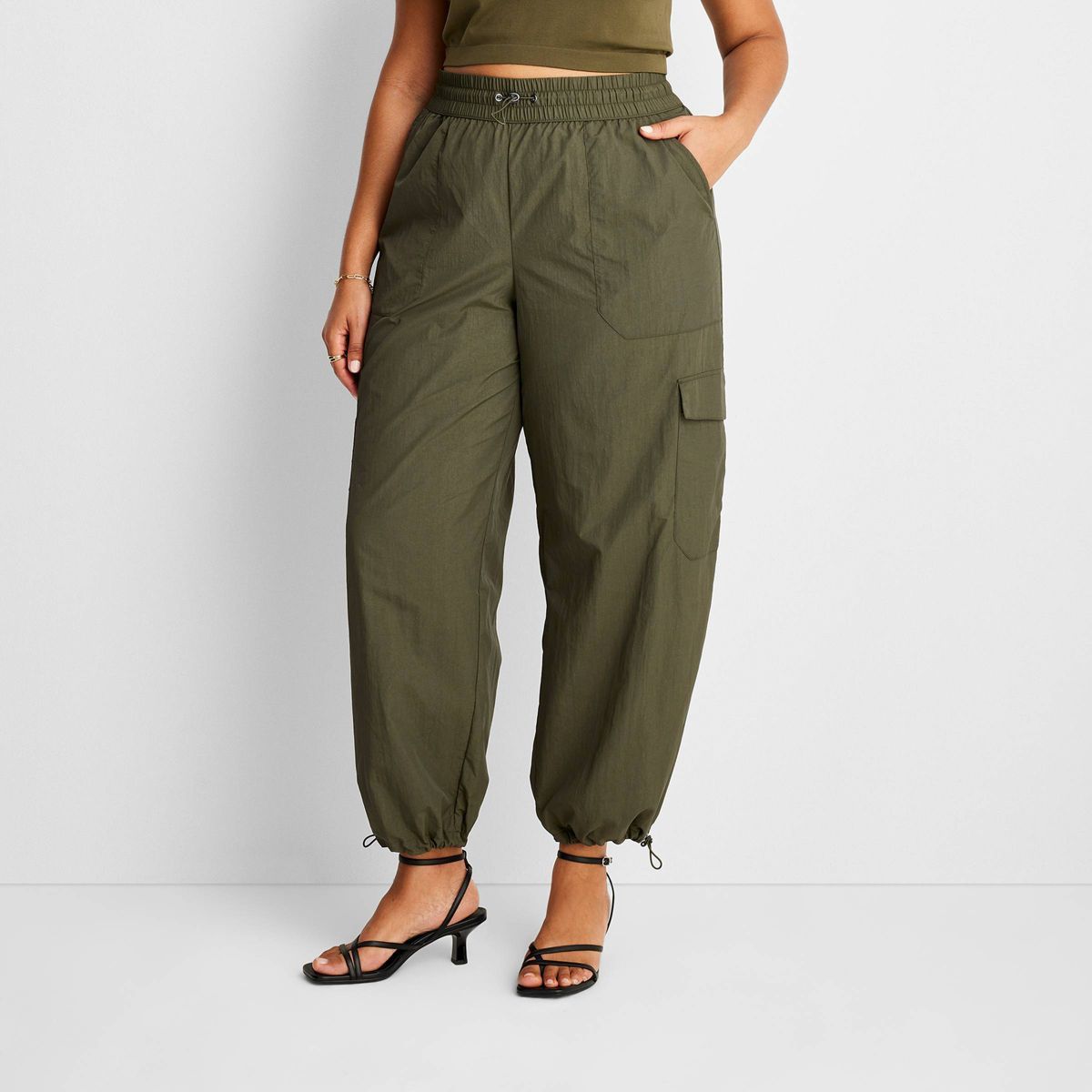 Women's Mid-Rise Slim Straight Fit Jogger Pants - A New Day™ | Target