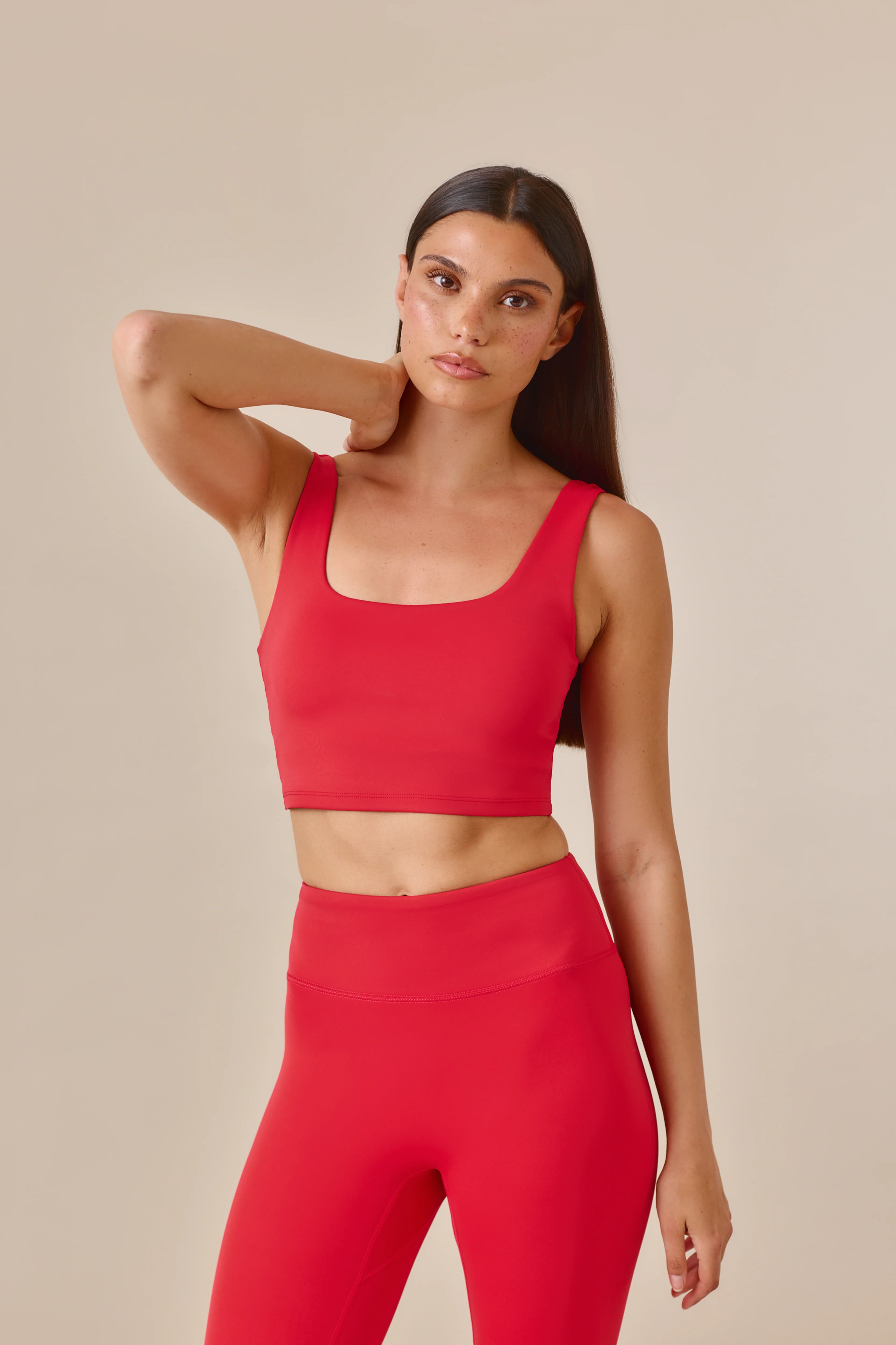 Smoothform Built In Bra Sports Bra - Jalapeño Red | Reasn