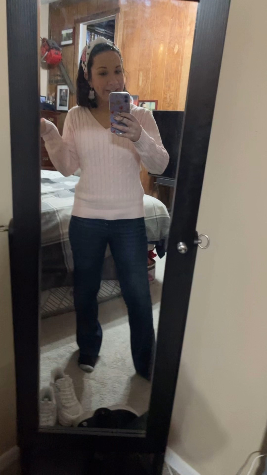 Pink Christmas ootd 

#LTKPetite #LTKHoliday #LTKFindsUnder50