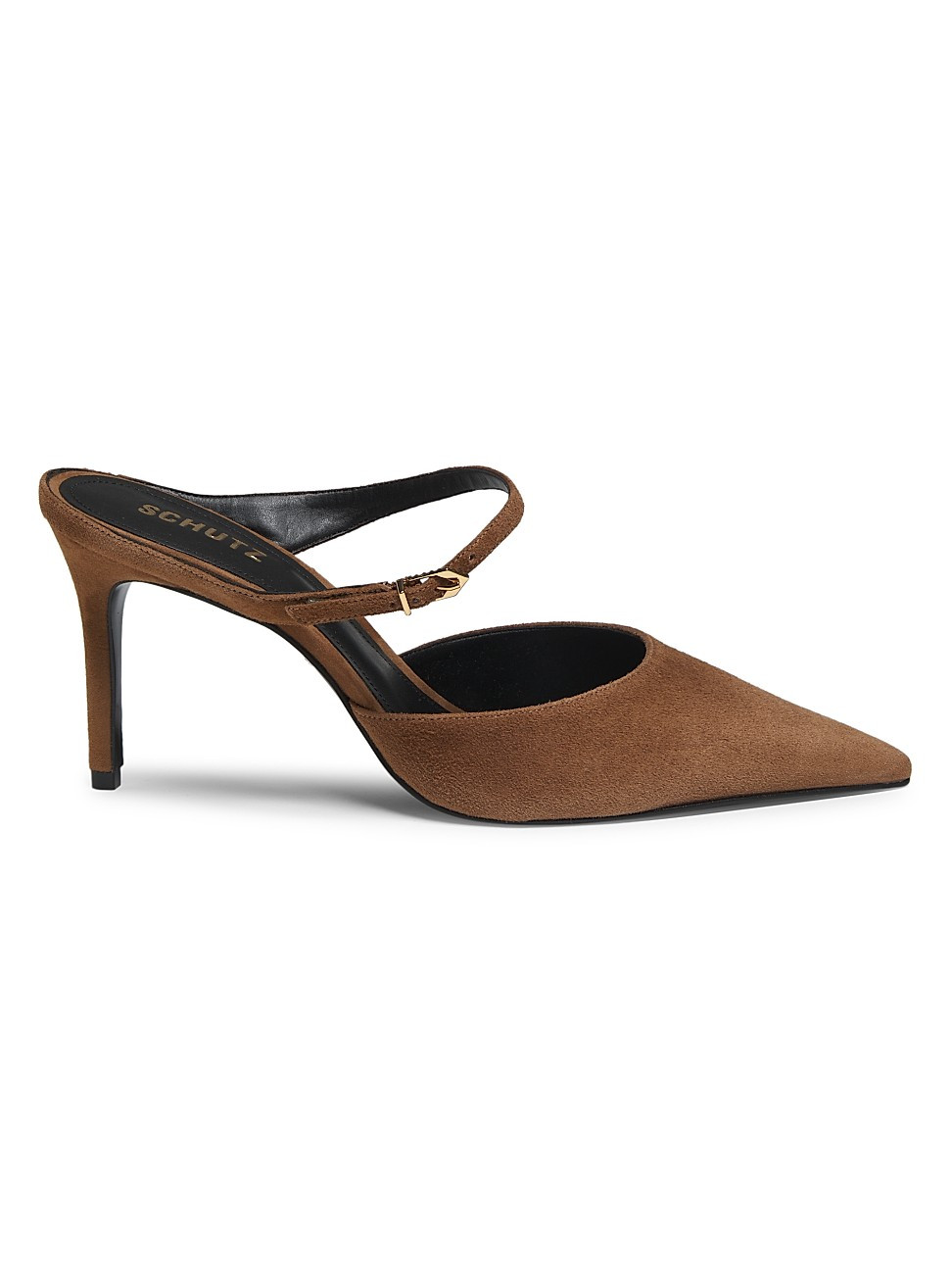 Women's Laura Suede Mules - Dark Caramel - Size 6 | Saks Fifth Avenue