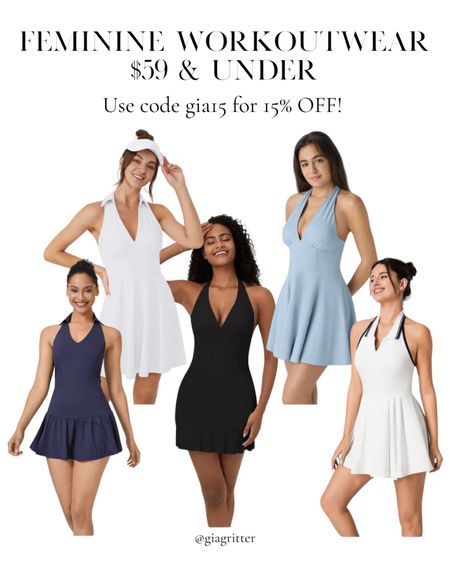 #workout #workoutwear #tennis #summer #dress #mini #dresses #collar #collared #halter #plunge 

👉🏻 SIGN UP for FREE weekly outfit & classic home inspo! https:giagritter.com/inspo 💌

👗SUBSCRIBE for try-on style & home decor hauls🚪https://giagritter.com/subscribe 

🤳🏻FOLLOW ME on Instagram @giagritter for life updates https://giagritter.com/insta 🥂

#LTKActive #LTKFitness #LTKSeasonal
