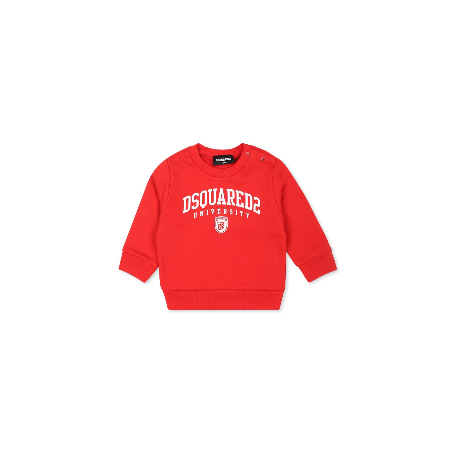 Dsquared2 Red Sweatshirt With Logo For Baby Boy | Italist.com US