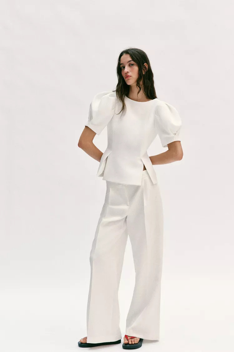 PUFF SLEEVE TOP | Zara UK