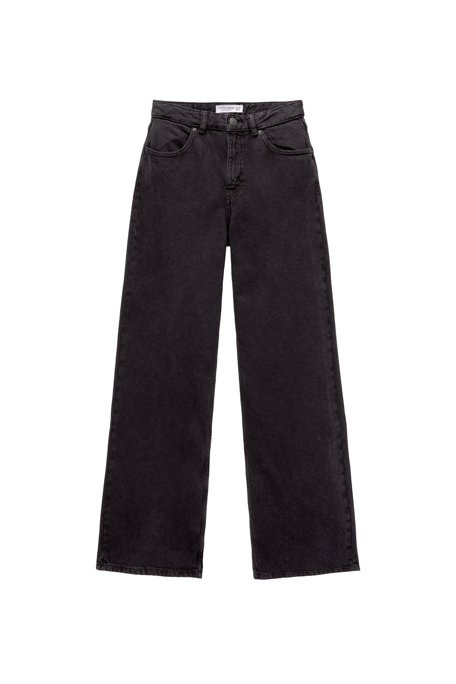 High-waist wide-leg jeans | PULL and BEAR UK