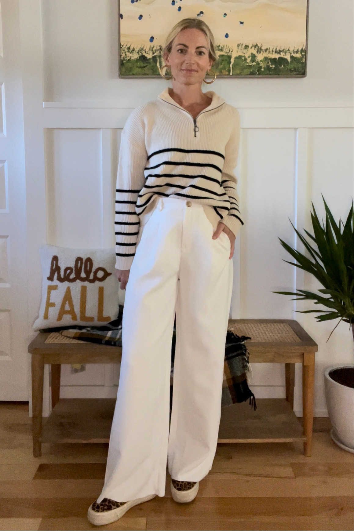 I’m back in work mode and it feels good!  Found the perfect winter white pants for my fave neutral work looks. 🤍 

#LTKworkwear #LTKunder50 #LTKunder100