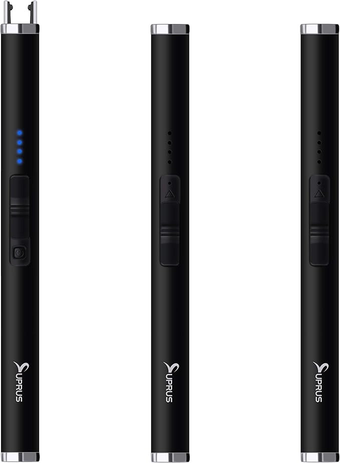 SUPRUS USB Lighter Arc Candle Lighter Rechargeable Flameless Plasma Lighter 6.89IN No Spark & Sme... | Amazon (US)