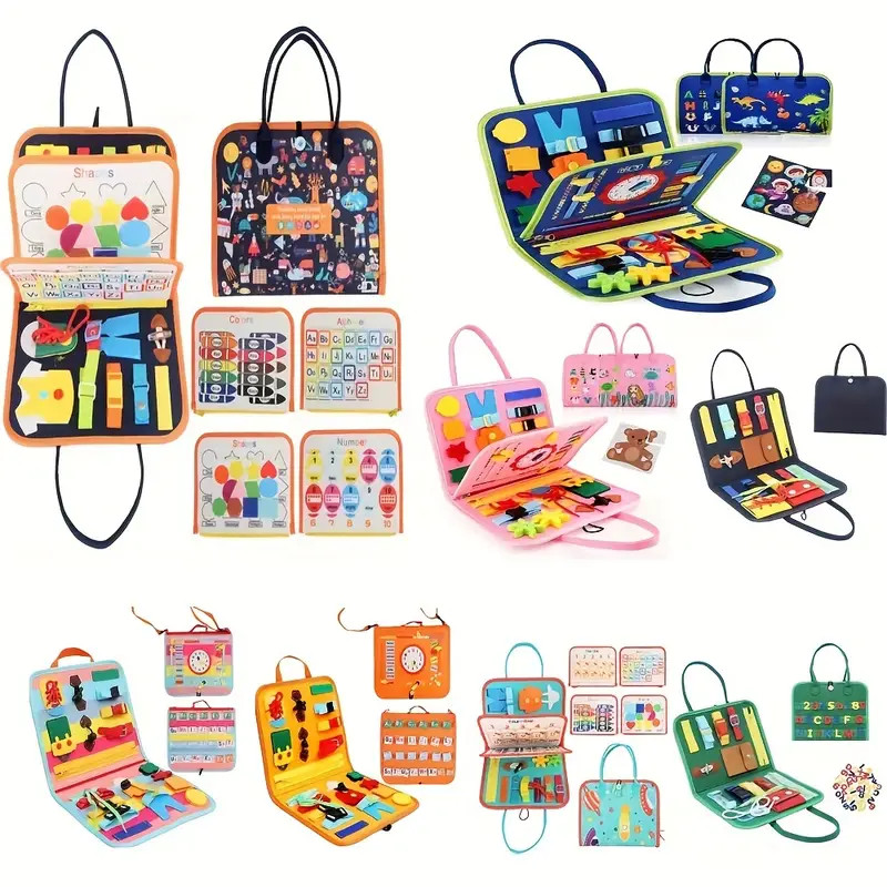 Toy For Toddlers, Educational Activity Developing Sensory Board , For Fine Basic Dress Motor Skil... | Temu Affiliate Program