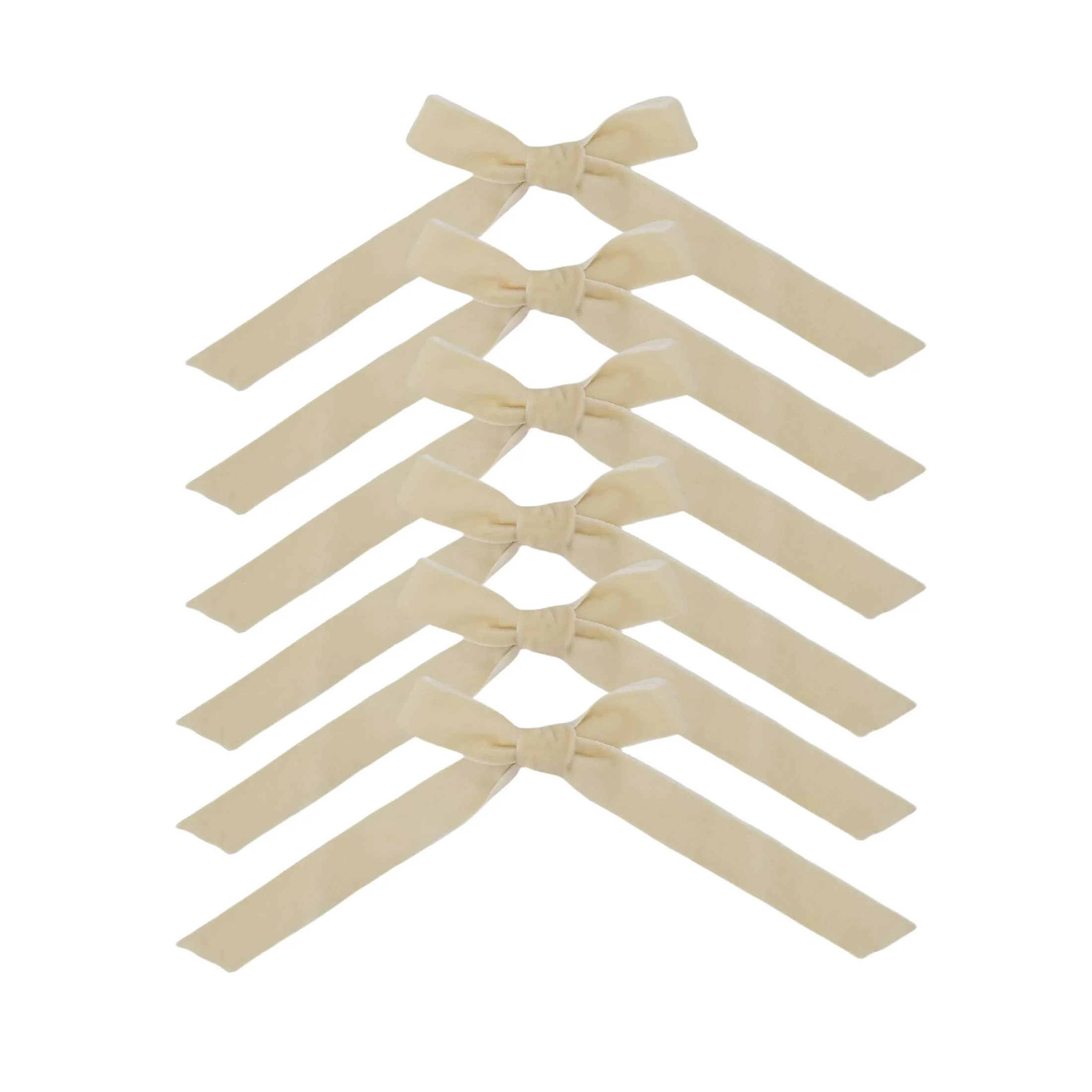 Fraiche(No ratings yet)|Write a review FRAÎCHE Christmas 6 Count Velvet Bow Set, Beige Current p... | Walmart (CA)