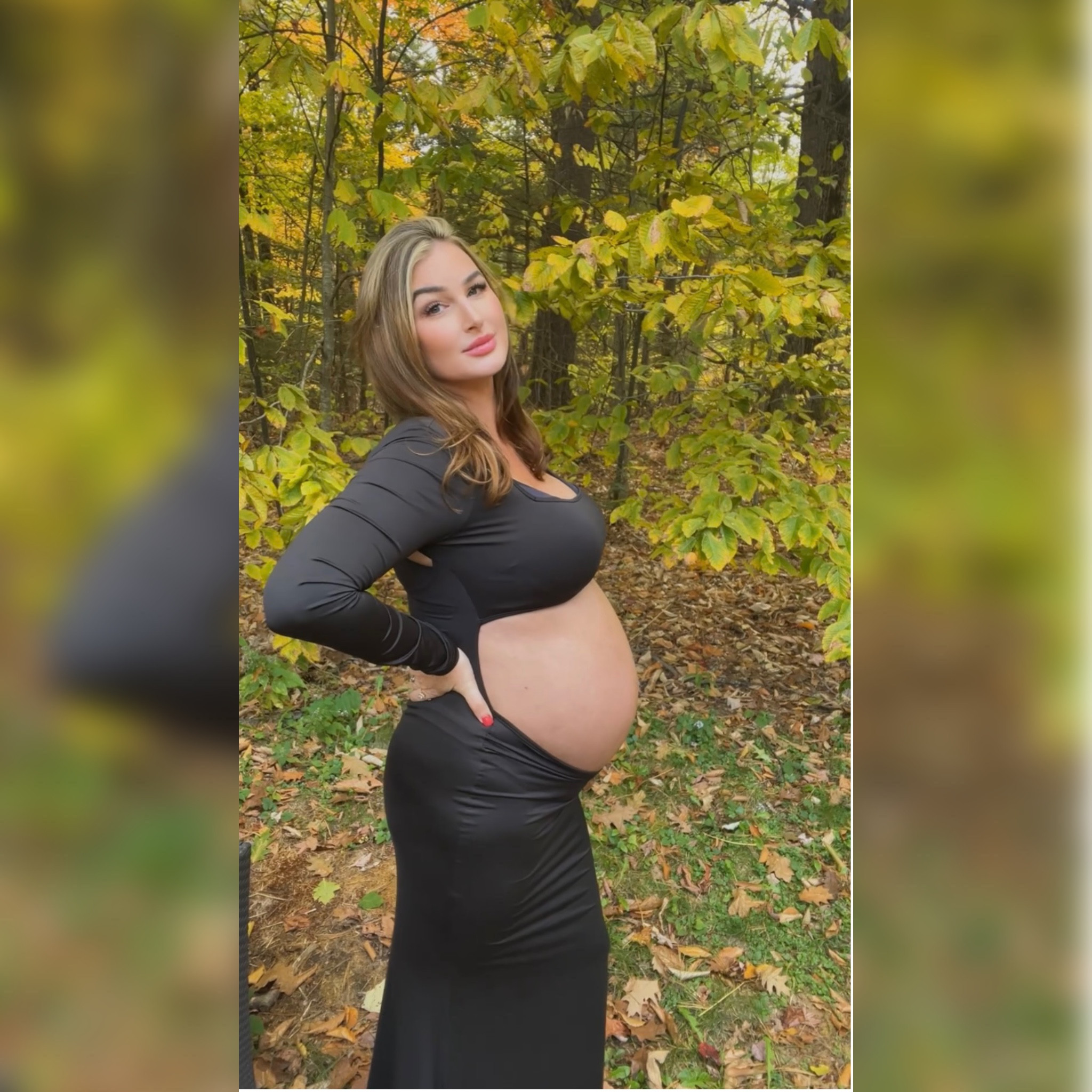 Carrying someone else’s miracle, but still keeping it cute 🖤 #SurrogacyJourney #BumpStyle #Maternity 

#LTKTall #LTKBump