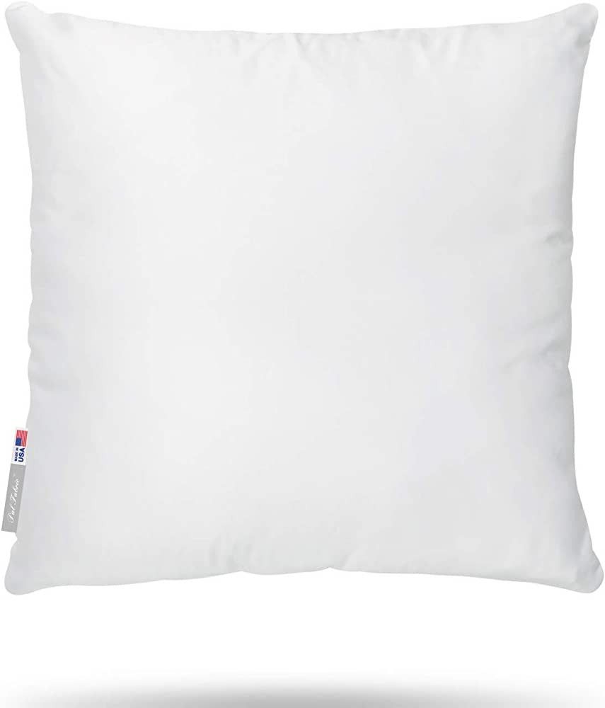 Pal Fabric Square Sham Pillow Insert 18"X18" Brushed Microfiber Made in USA | Amazon (US)