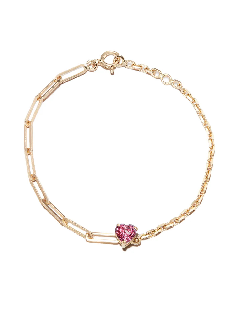 Yvonne Léon Bracciale Maxi In Oro 18kt Con Rodolite | Oro | FARFETCH IT | Farfetch Global