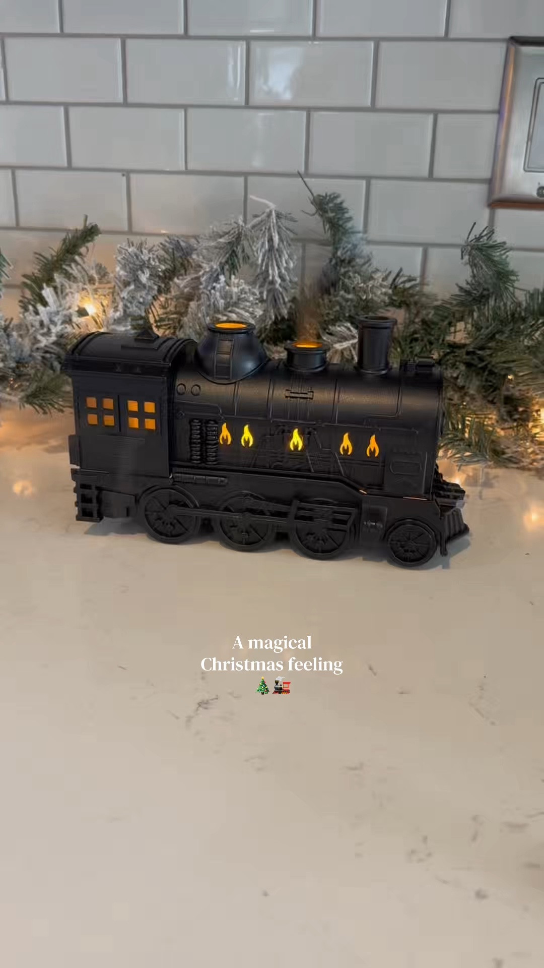 It's makes Christmas magic come alive. We use ours every single year🚂🎄
#traindiffuser #diffuser #christmastrain #cozychristmas #christmasdecor

#LTKSeasonal #LTKHome #LTKSaleAlert