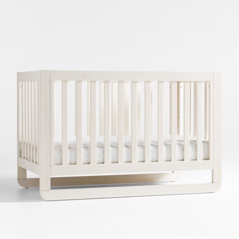 Montauk White Wood Baby Crib by Leanne Ford + Reviews | Crate & Kids | Crate & Barrel