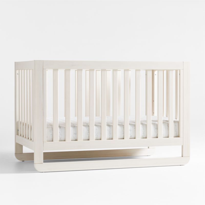 Montauk White Wood Convertible Baby Crib by Leanne Ford + Reviews | Crate & Kids | Crate & Barrel