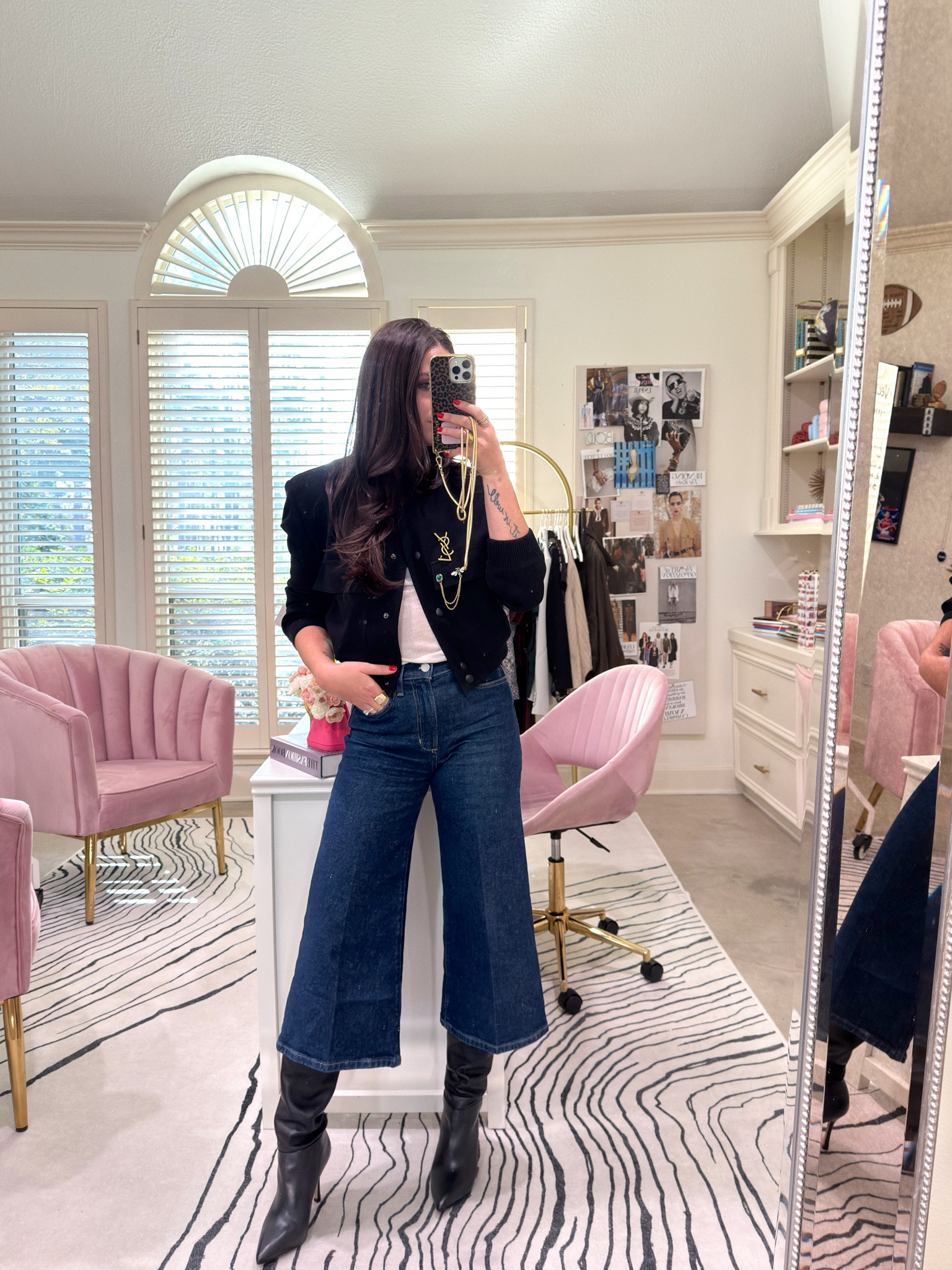 ootd // fashion // brooch // high boots // ribbed tank  

 #LTKootd