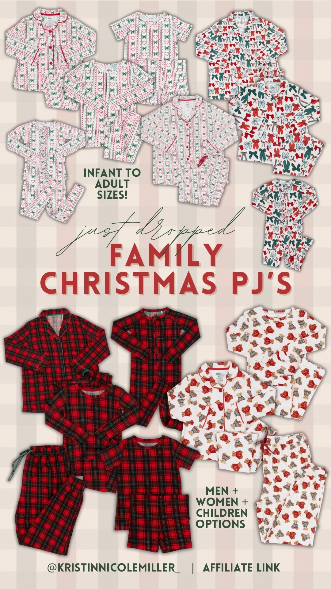 Just dropped // Big Little CO’s new family Christmas Jammie’s for the season! 🎄 

Christmas pajamas, family matching PJs trending must have unique, fun, red, green, white bow boys, girls babies, infants, men’s women’s 

#LTKFamily #LTKSeasonal #LTKFindsUnder100