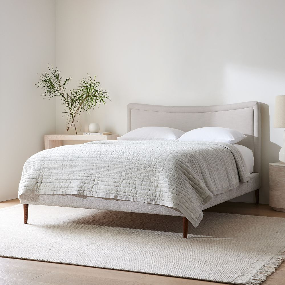 Myla Bed - Wood Legs | West Elm (US)