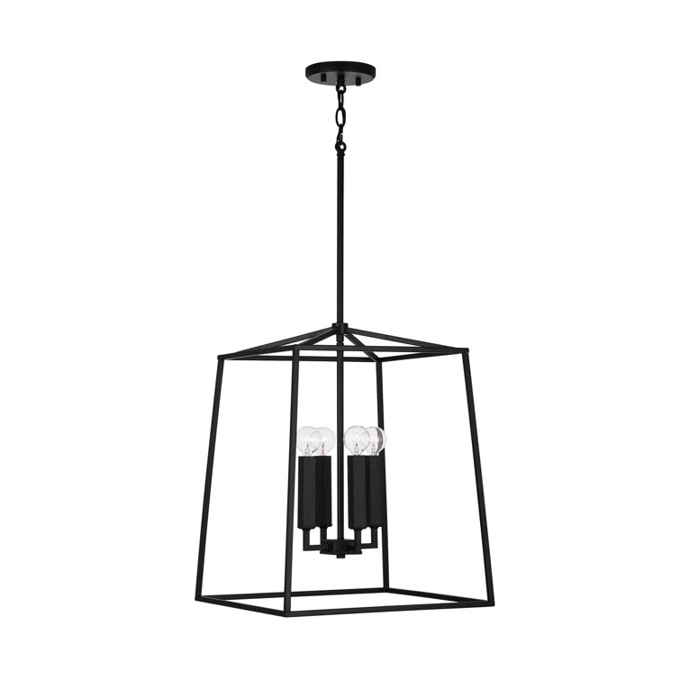 Dumas 4 - Light Lantern Geometric Chandelier | Wayfair North America