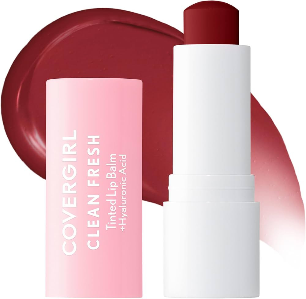 CoverGirl Clean Fresh Tinted Lip Balm, Vegan Formula, Hydrating, Natural Finish, Bliss You Berry,... | Amazon (US)