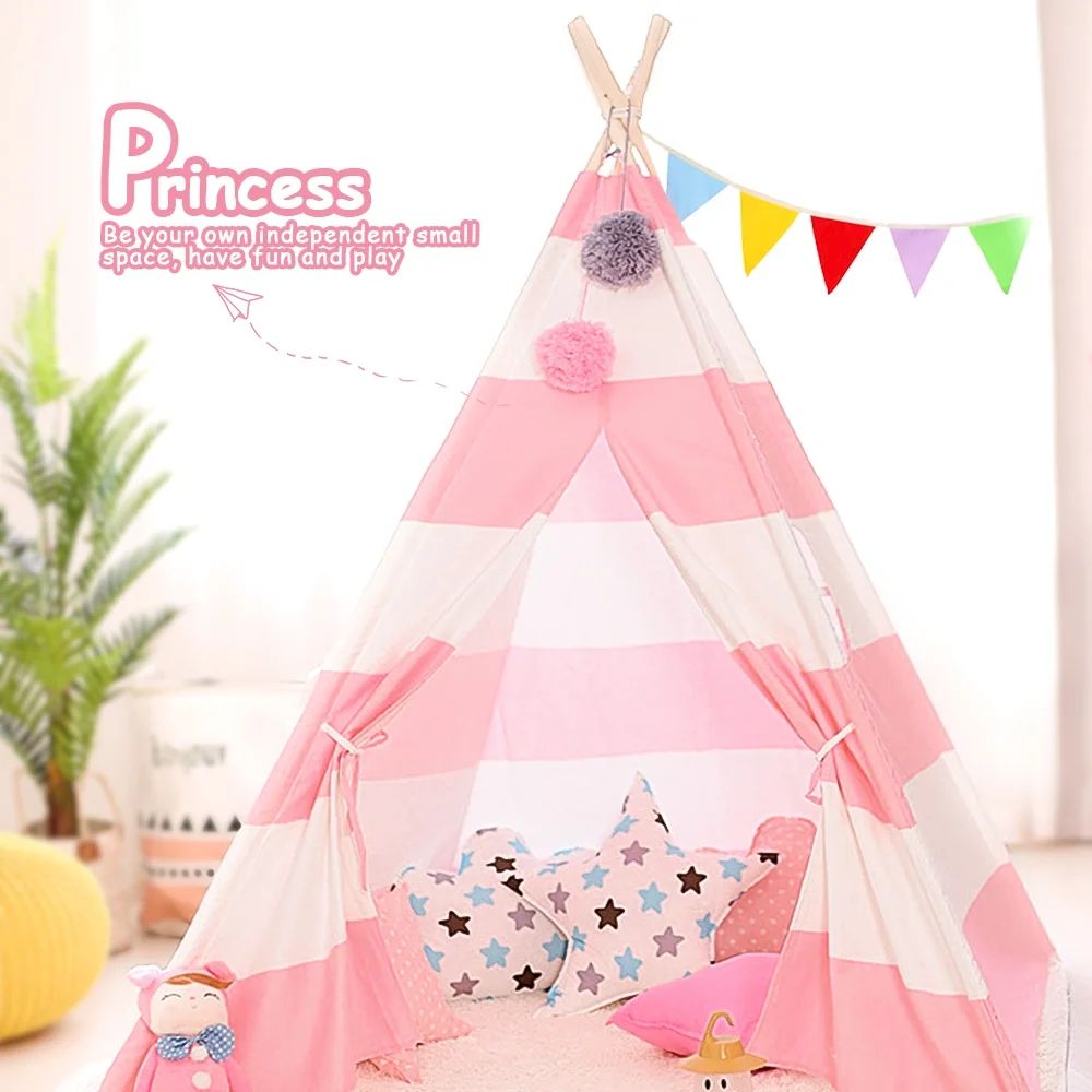 Topcobe Tents for Girls, Play Tents for Girls, Outdoor Indoor Teepee Tents for Kids, Birthday Gif... | Walmart (US)