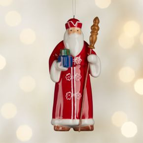 Around the World Norway Santa Ornament | Crate & Barrel