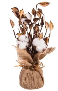 Laurel Foundry Modern Farmhouse Natural Cotton Floral Arrangement | Wayfair | Wayfair North America