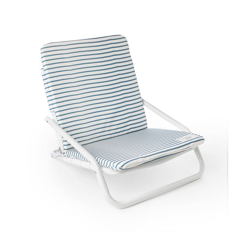 Brush Stripe Beach Chair - Blue - Local Beach | Target