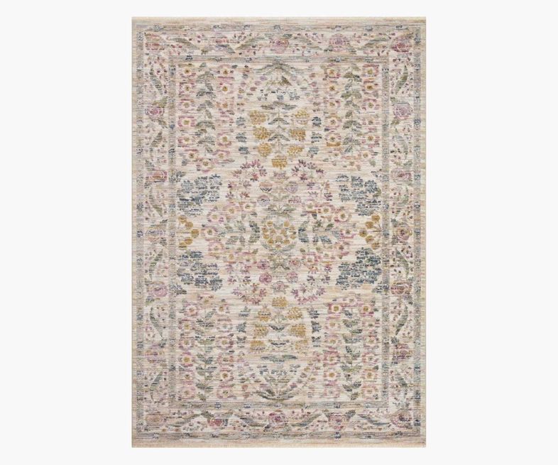 Provence Fleur Power-Loomed Rug | Rifle Paper Co.