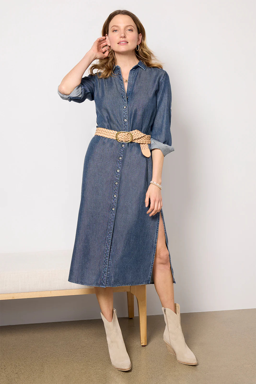 L/S Belted Duster | Evereve