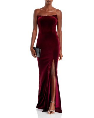 Strapless Velvet Gown - Exclusive | Bloomingdale's (US)
