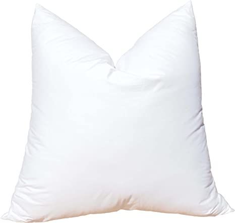 Pillowflex Synthetic Down Pillow Insert - 18x18 Down Alternative Pillow, Insert for Bed Pillow Sh... | Amazon (US)