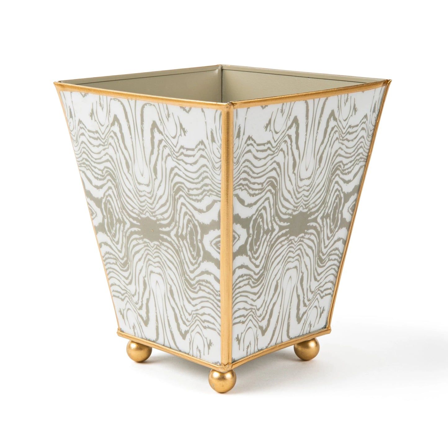 Faux Bois Enameled Cachepot | Dashing Trappings