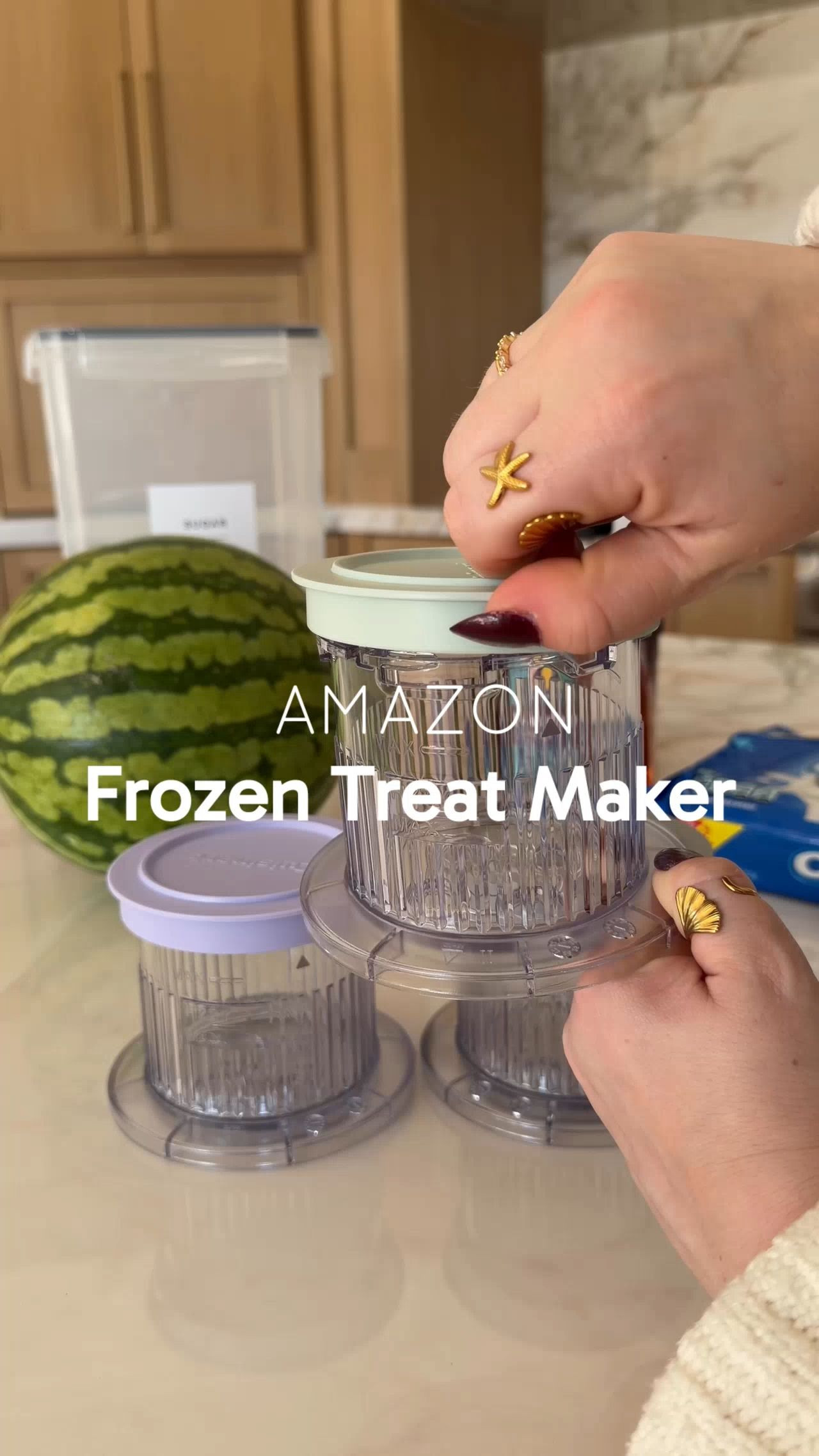A 5-in-1 mini fast-freeze frozen dessert maker is a compact countertop appliance designed to quickly turn pre-frozen ingredients into a variety of cold treats with minimal effort. It is a small, user-friendly kitchen device that uses rapid blending or churning technology to transform frozen bases into smooth desserts in just a few minutes. 

 #LTKfoodie #LTKHome
