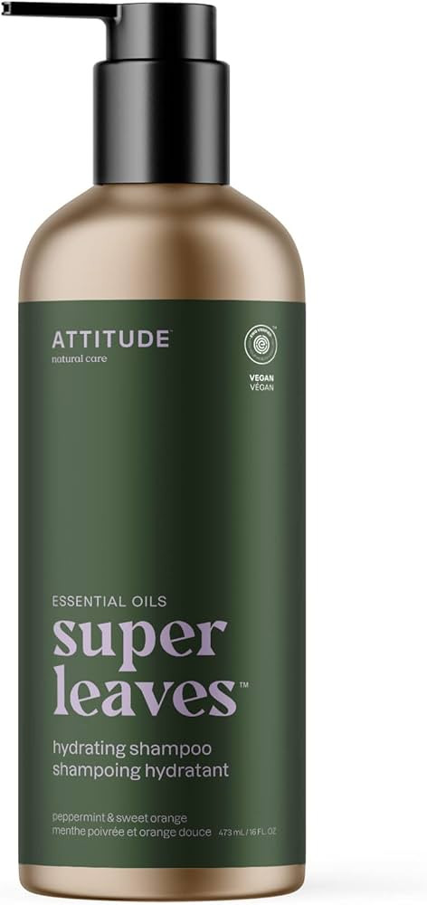 ATTITUDE Hydrating Hair Shampoo with Essential Oils, EWG Verified, Plant and Mineral-Based Ingred... | Amazon (US)