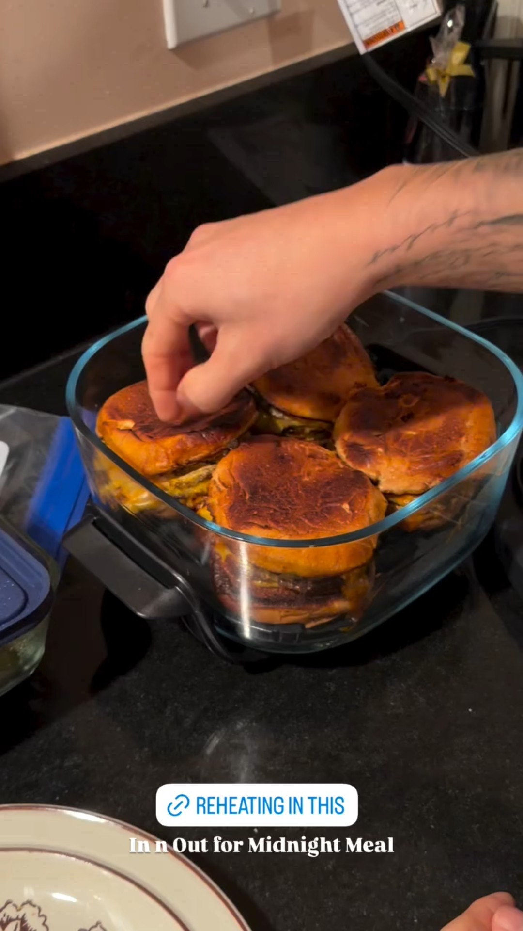 We enjoyed In n Out last night for a midnight meal! 🍔😋

I was s skeptical if it would heat through with our air fryer, but it worked!  Ninja Crispi is the best!

#LTKfoodie #LTKdayinmylife #LTKHome