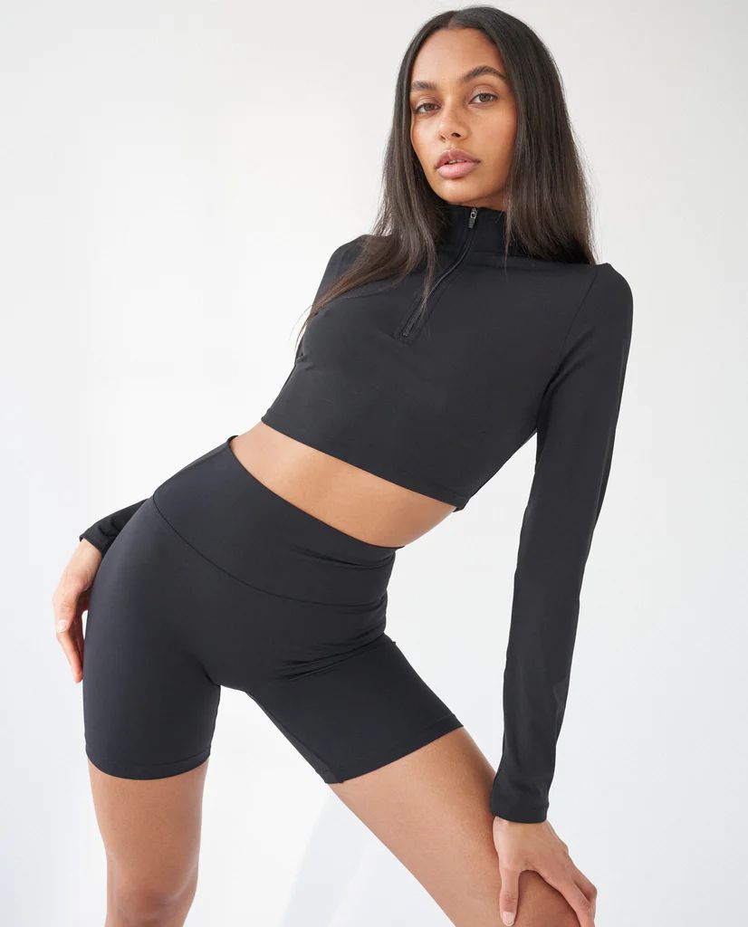 Ultimate Crop Shorts - Black | Adanola UK