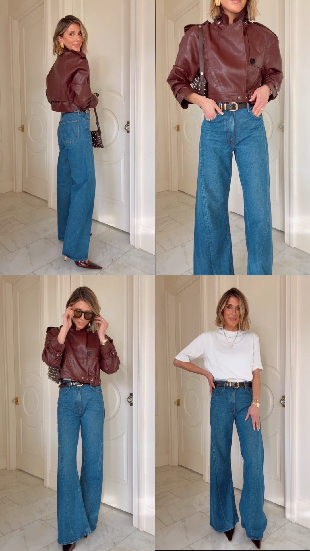 Wide leg jeans for fall/winter. New dark wash! These won't last long 