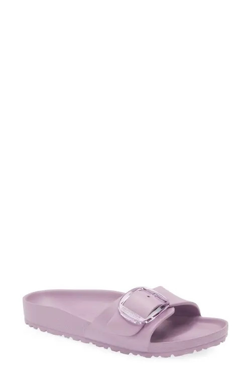 Birkenstock Madrid Big Buckle EVA Waterproof Slide Sandal in Mauve at Nordstrom, Size 9-9.5Us | Nordstrom