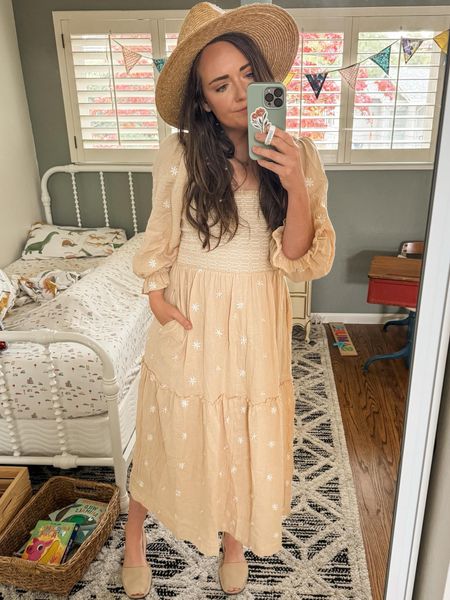 You guys, I took a chance on this Amazon FP lookalike, and am happy to report it is SO GOOD!! And a fraction of the price! Will definitely need a slip or some nude undergarments, but that's the case with all white/cream dresses! It's soooo pretty and I'll be wearing for Easter service! 🥰 

SANDALS: https://www.neuflora.com/products/pons-classic-brown?variant=40616661221435&sca_ref=3448091.aaXpVVusFm

#LTKstyletip #LTKfindsunder50 #LTKsalealert