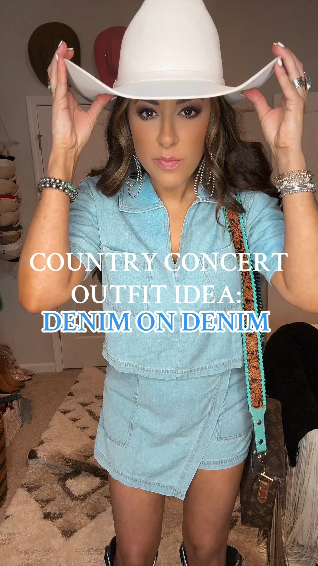 Country concert outfit idea denim on denim 

#LTKFindsUnder50 #LTKStyleTip #LTKFindsUnder100