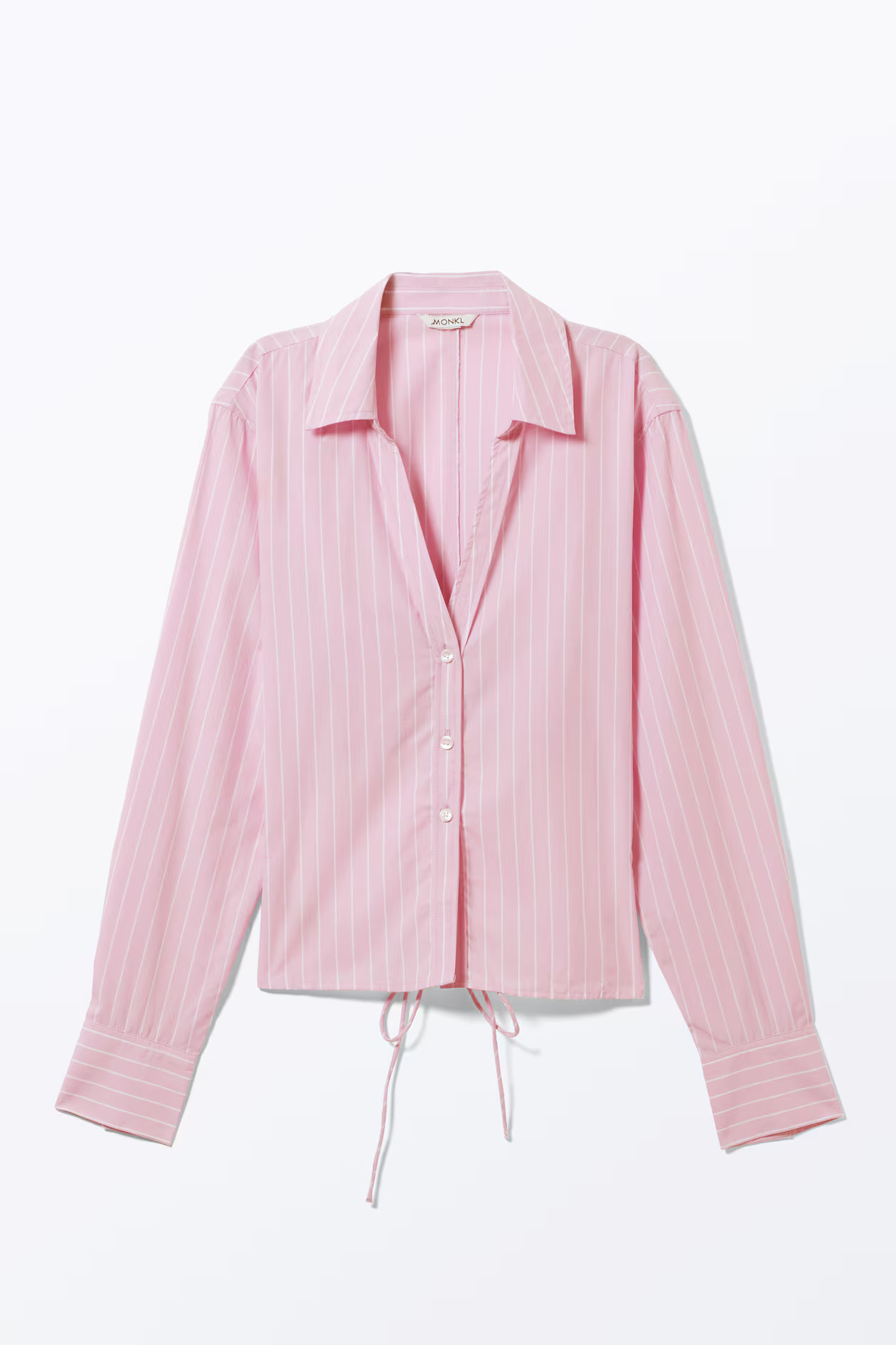 Cropped Open Back Shirt | H&M (UK, MY, IN, SG, PH, TW, HK)