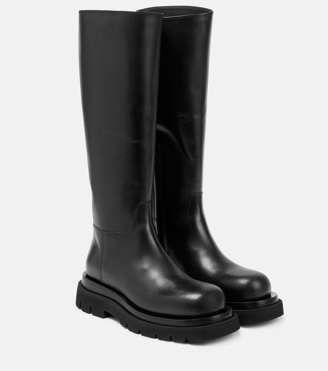Lug leather knee-high boots | Mytheresa (US/CA)