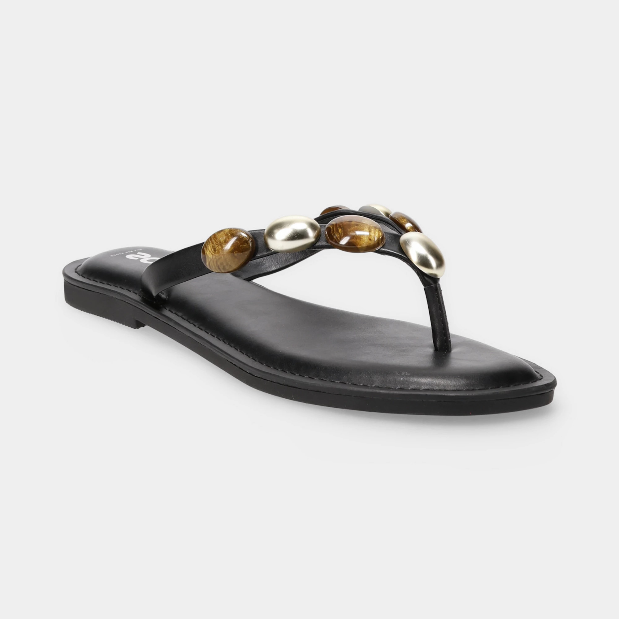 SO® Inkkle Women's Embellished Thong Sandals | Kohl's
